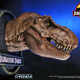 Illustration for article titled Beautifully Detailed T-Rex Bust Was Created Using the Dinosaur Molds from iJurassic Park/i